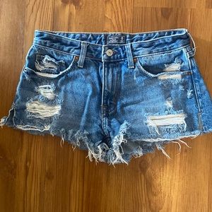 Abercrombie denim shorts